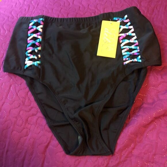 Costa del sol bikini high waisted with faux corset side details - Picture 2 of 4